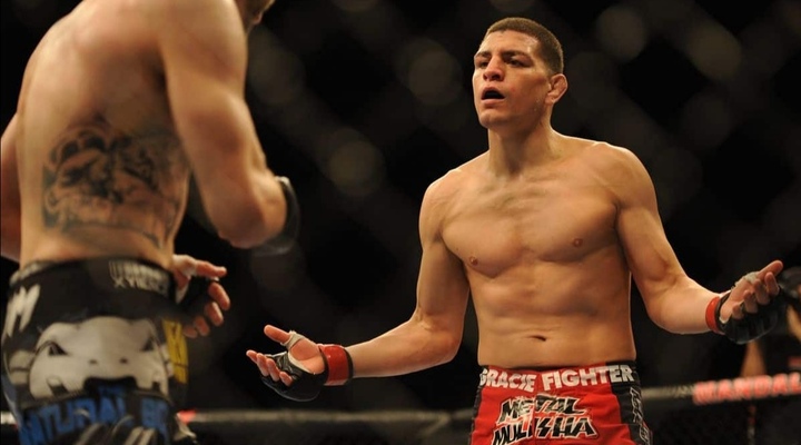 Nick Diaz vs. Vicente Luque avbokad från UFC Abu Dhabi