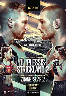 UFC 312: du Plessis vs. Strickland 2 - Resultat och bonusar